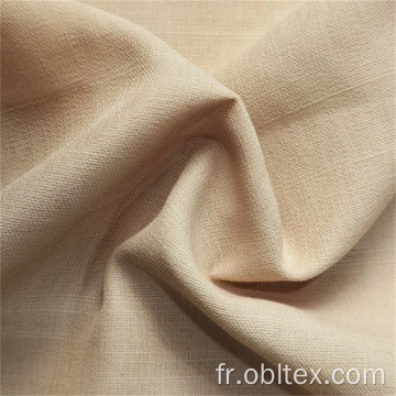 Linon d&#39;imitation en polyester OBL22-C-063 pour robe